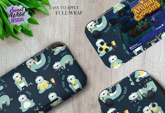 Cute Sloth Nintendo Switch Skin: Protective Vinyl Decal