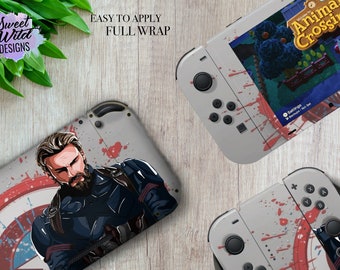 Superhero Nintendo Switch Skin, Joy Cons, Dock, Pro Controller