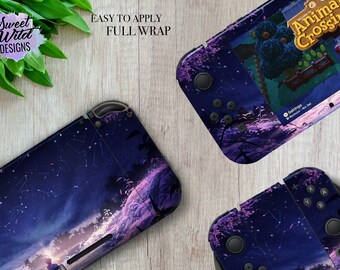 Zelda Nintendo Switch Decal: Pink Flowers, 3M Vinyl Skin