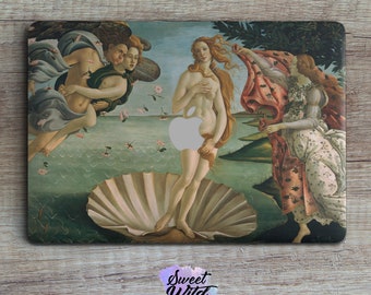 Botticelli Birth of Venus Laptop Decal, Artistic MacBook Skin