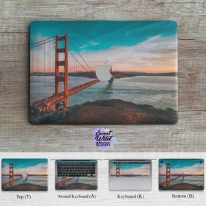 Bridge landscape macbook skin macbook Retina 15 decal macbook Air 11 2019 sticker macbook Pro 13 2018 sticker for Macbook Air 13 2020 skin