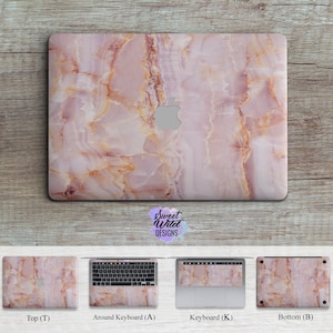 Pink marble Macbook skin stone White marble Macbook pro skin Macbook Pro 13 Macbook Air 13 Decal macbook Macbook Pro 15 Macbook 2018 Macbook