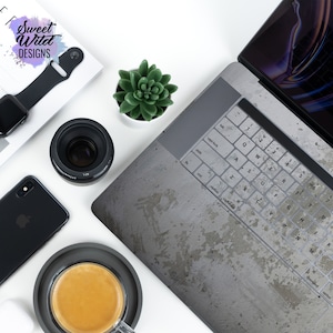 Grey Marble Macbook Skin Macbook Air 12 Decal Macbook Retina 13 2018 Skin Macbook Air 13 Decal Vinyl Macbook Skin Macbook Pro 15 2019