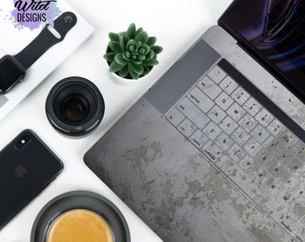 Gray Marble Macbook Skin, 3M Vinyl Macbook Decal