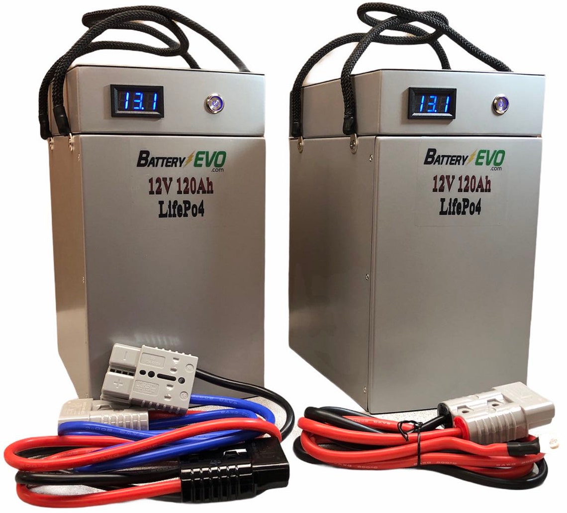 Battery Evo 24V Lithium LiFePO4 120Ah 3Kwh BMS included for Etsy