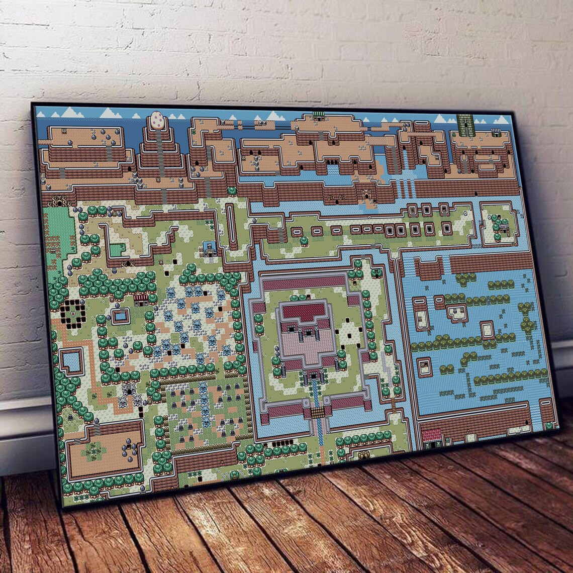 Link's Awakening Map Art Print The Legend Of zelda | Etsy