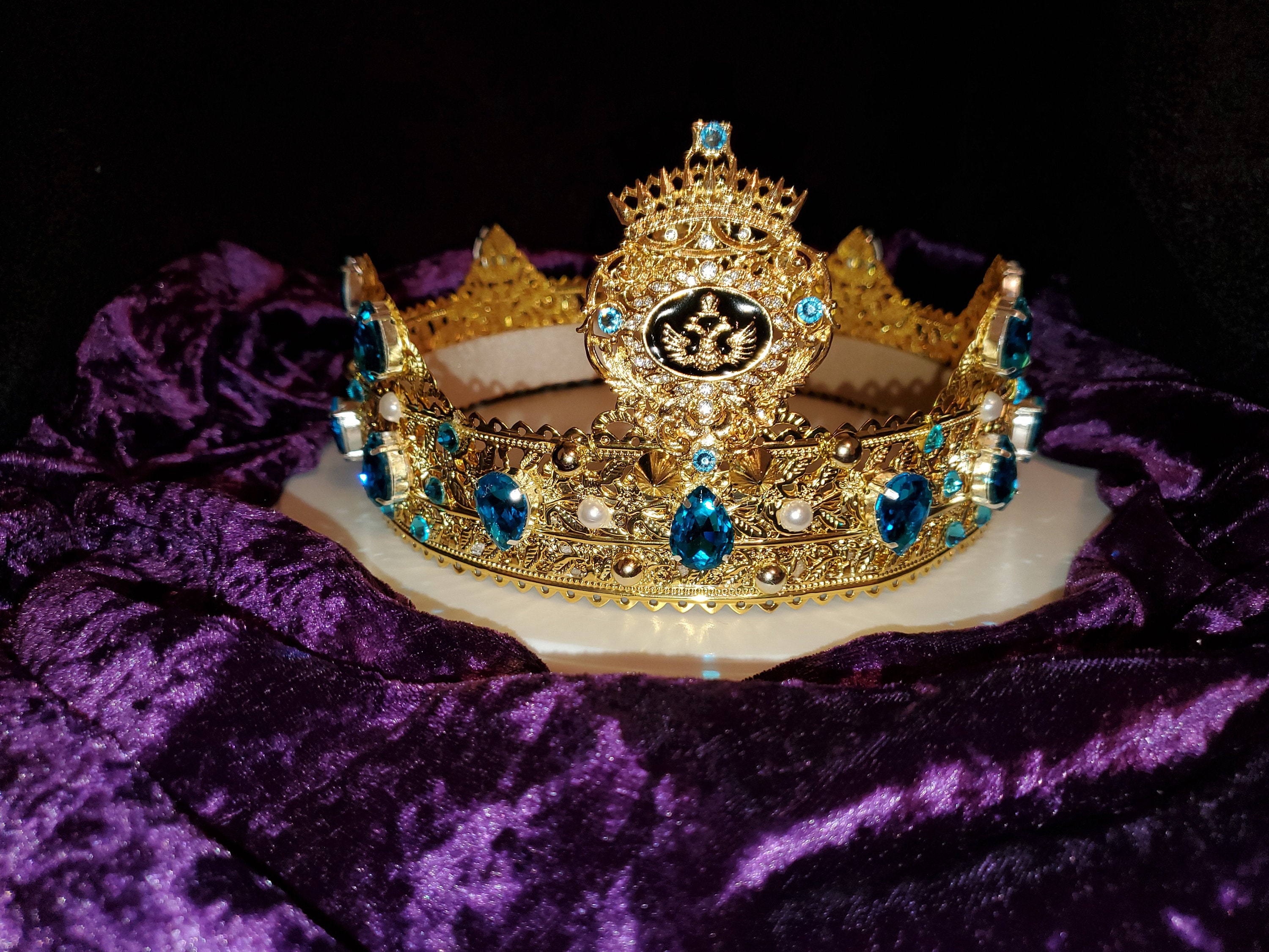 HAPSBURG Crown Medieval Crown Custom Crown Party Crown Etsy