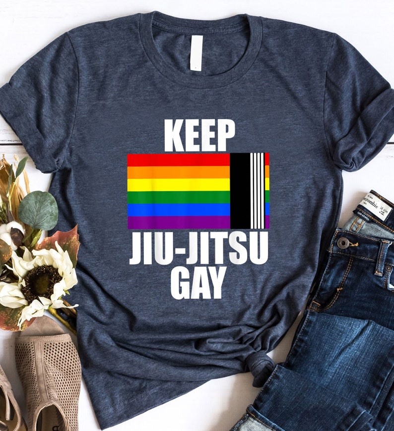 Keep Jiu Jitsu Gay Tshirt LGBT Gay Pride Month 2023 Ally Etsy