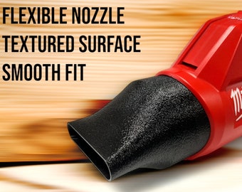 Milwaukee M18 Fuel Blower Nozzle, Oval Flexible TPU, Car Detailing