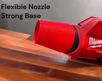 Milwaukee M18 Fuel Blower Nozzle, Car Detailing, Flexible TPU