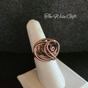 Wire Wrapped Ring, Rings, Statement Rings, Jewelry, Aluminum Wire ...