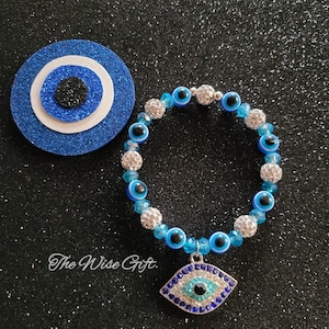 Evil Eye Stretch Bracelet, Evil Eye Bracelets, Evil Eye Protection, Evil Eye Jewelry, Evil Eye