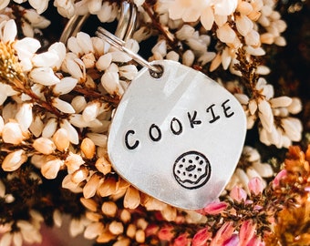 Handmade "Sweet Donut" ID Tag, Pet ID Tag, Pet ID Tag, Dog Tag