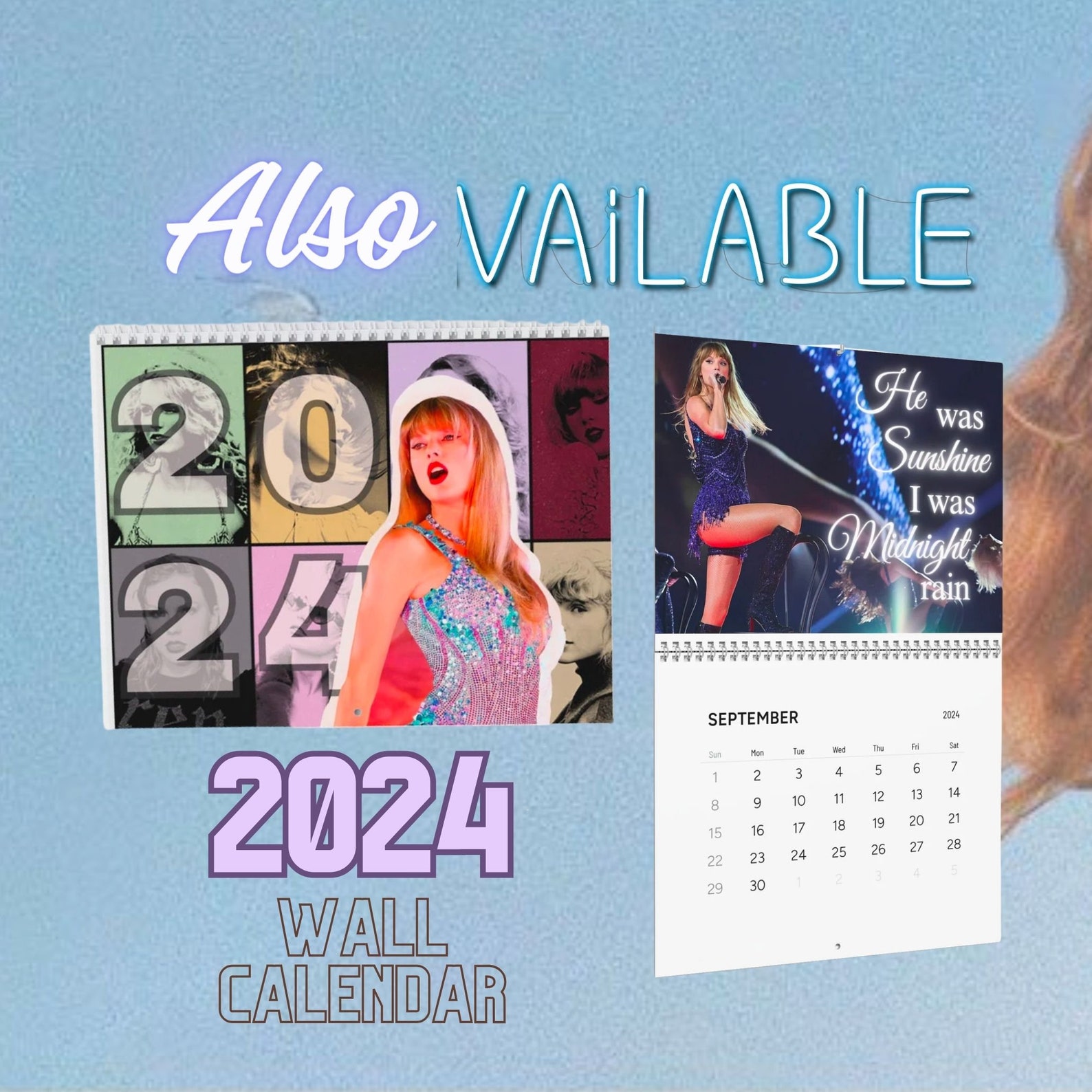 Taylor Swift Desk Calendar 2024 Calendar, Eras Tour 2024 Calendar