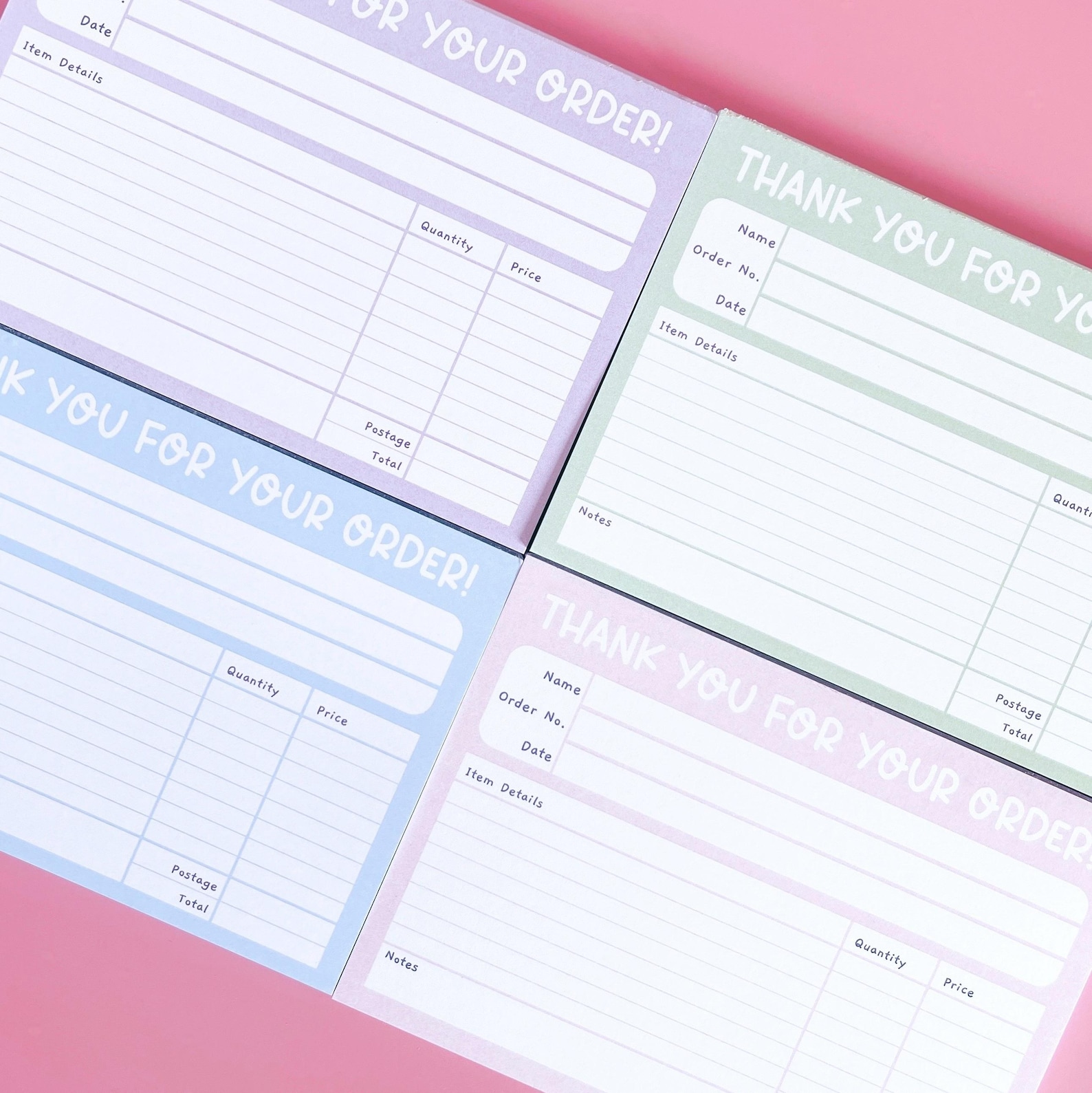 Small Business Invoice Notepad, A6 Tear-off Notepad, Small Business ...