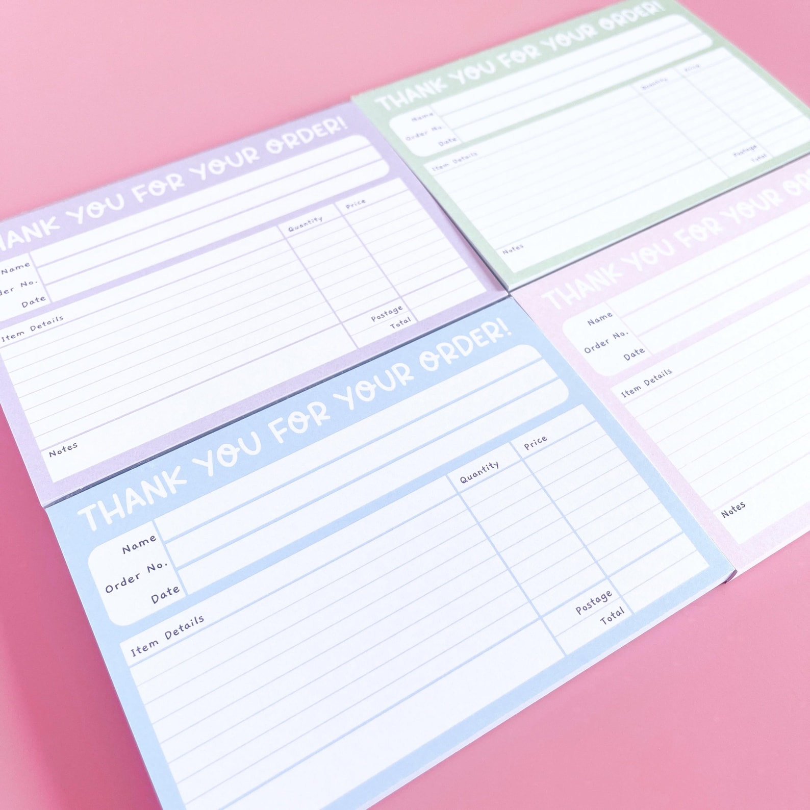 Small Business Invoice Notepad, A6 Tear-off Notepad, Small Business ...