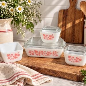 Pyrex Storage Milk Glass - Etsy