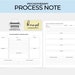 Psychotherapy Process Note, Counseling Note, Therapy Tool, Therapist ...