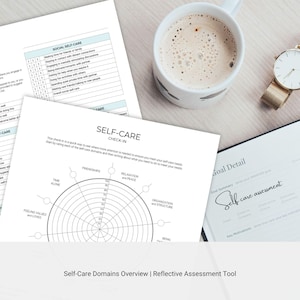 Selbstpflege-Assessment, Therapie-Klienten-Arbeitsblatt, Therapie-Hausaufgaben-Ressource (digitaler Download) Bild 5