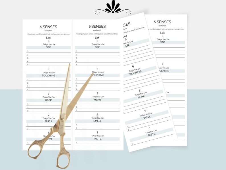 May include: A printable worksheet for a 5 senses activity. The worksheet has a list of 5 senses: see, touch, hear, smell, and taste. There are 5 lines for each sense to write down things you can see, touch, hear, smell, and taste.
