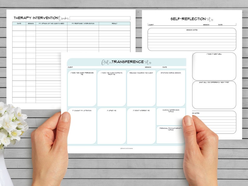 Psychotherapy Process Note Printable, Therapist Worksheets, Resources ...