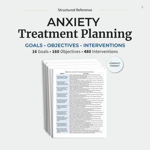 Planejamento do tratamento da ansiedade: metas, objetivos e intervenções para terapeutas e conselheiros (download imediato)