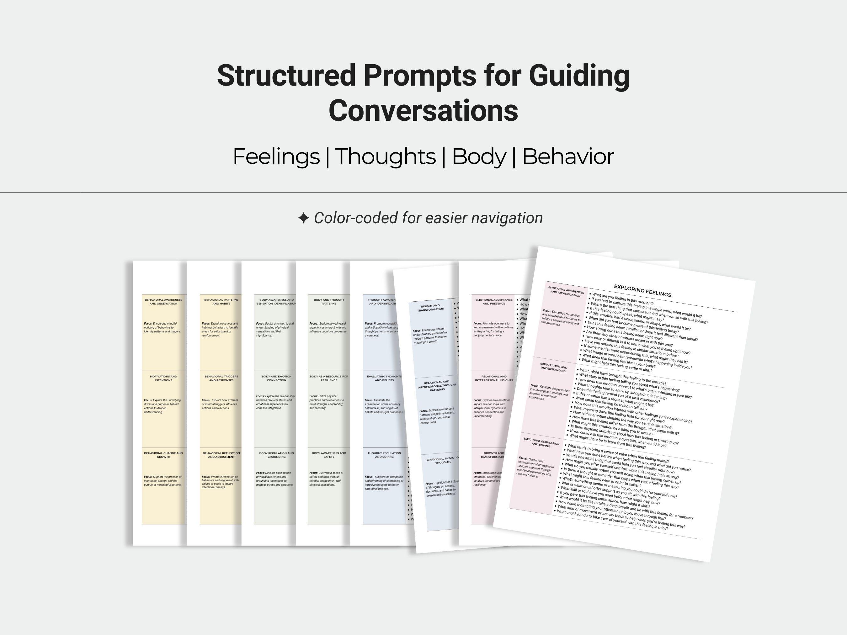Therapy Questions, Counselor Prompts, Therapy Session Questions ...