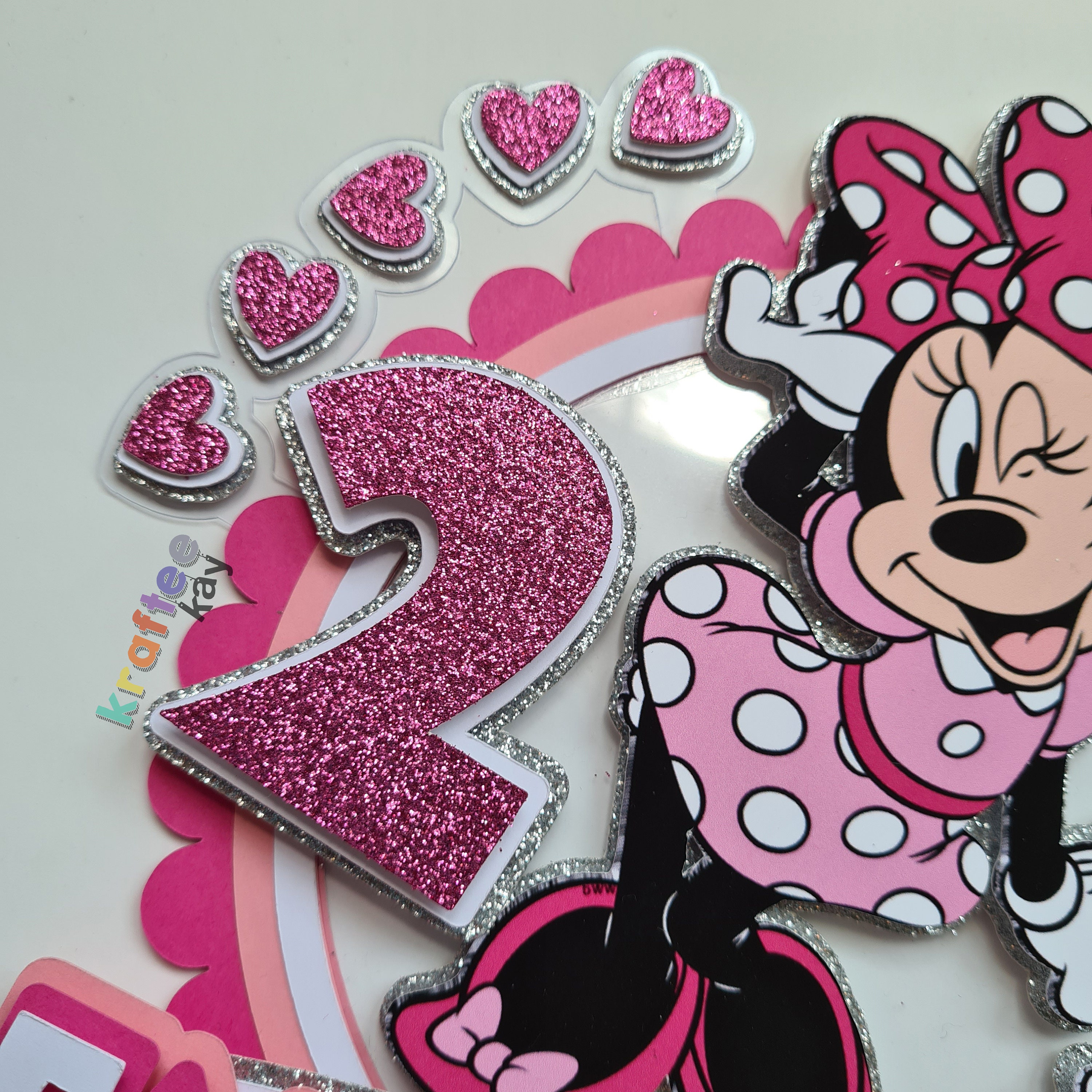 Minnie Mouse Cake Topper Printables