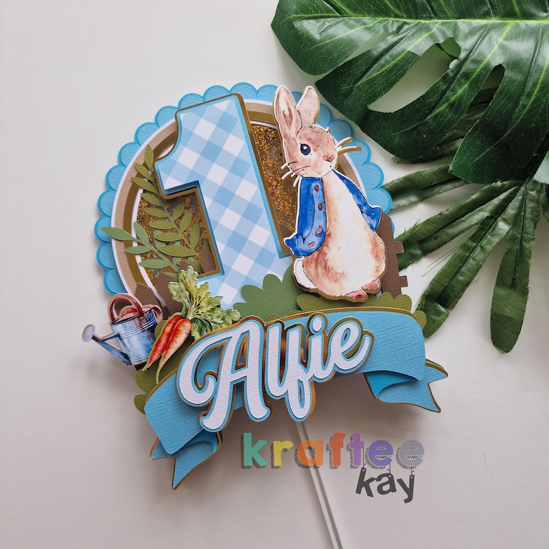Peter Rabbit Cake Topper - Etsy Australia