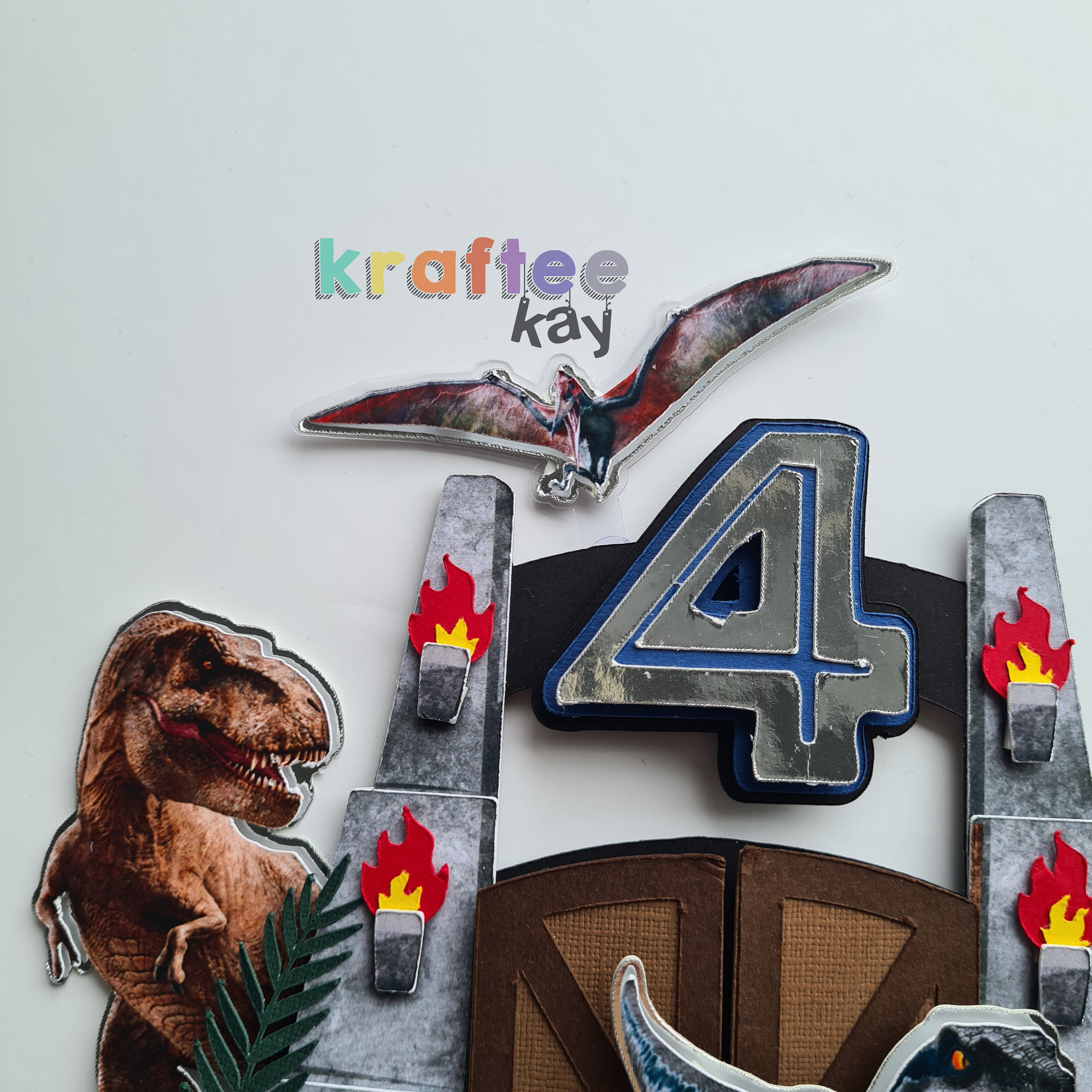 Custom Jurassic World Cake Topper Birthday Cake Topper Etsy
