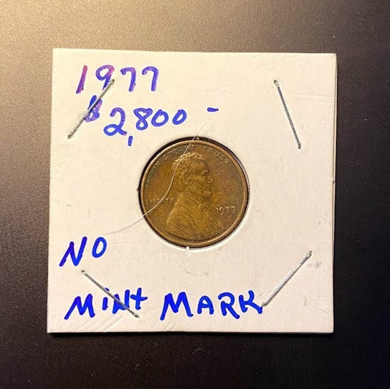 1977 Penny No Mint Mark Penny | Etsy