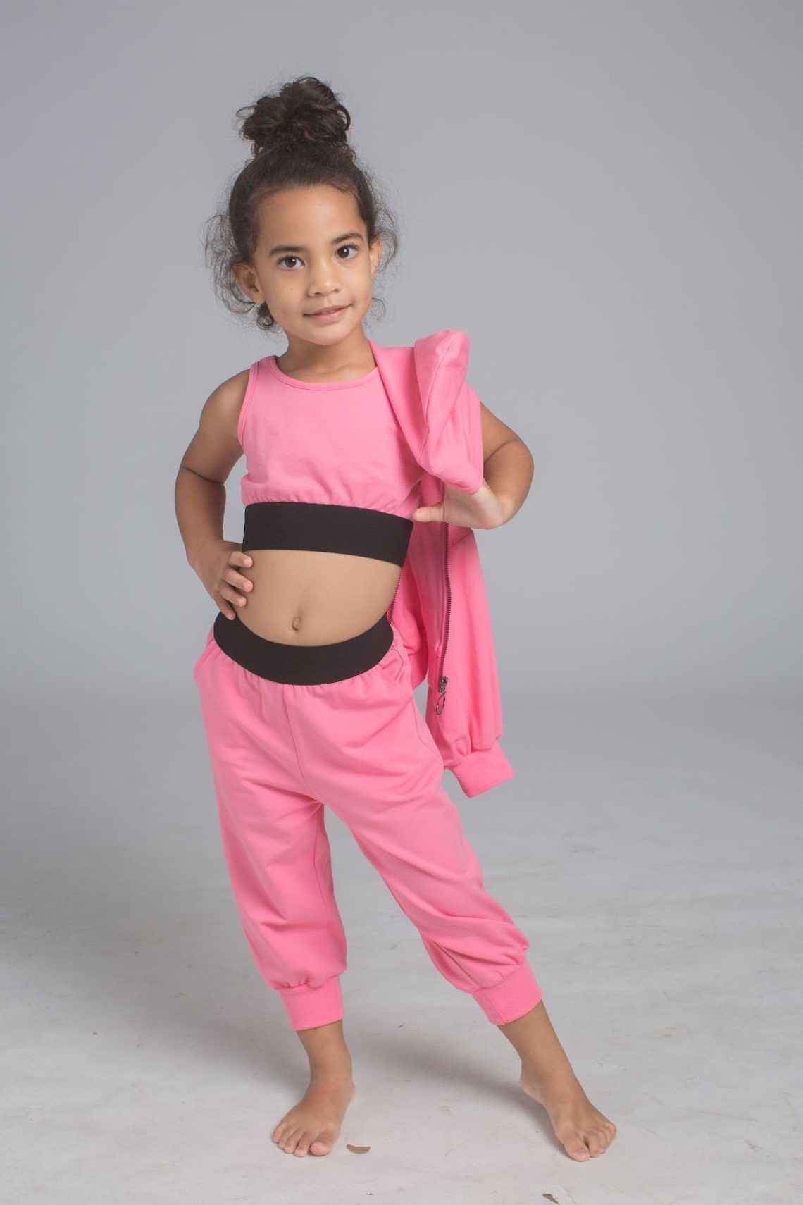 3 Piece Sport Tracksuit For Girls PINK Etsy