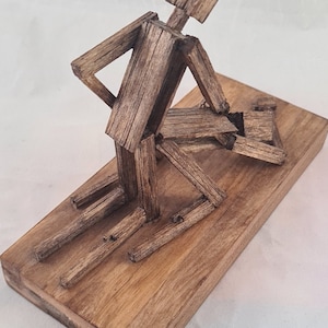 Doggy Style Sex Position Bound Series One Handcrafted Wooden Matchstick