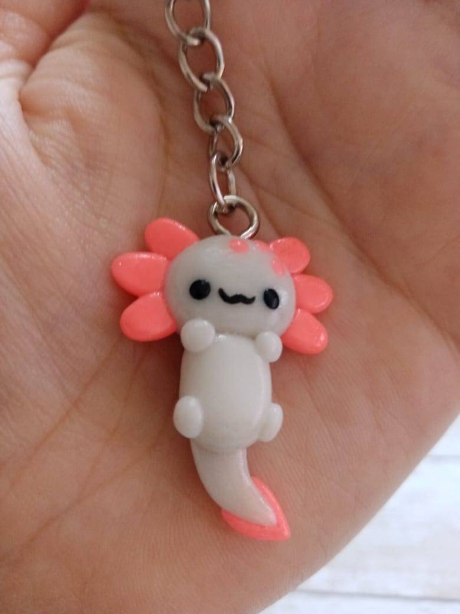 Cute Kawaii Axolotl Keychain Kid's GiftsAnimal Keychain | Etsy