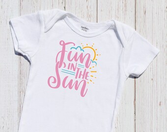 Fun in the Sun Shirt Beach Shirt for Toddler Summer Baby - Etsy