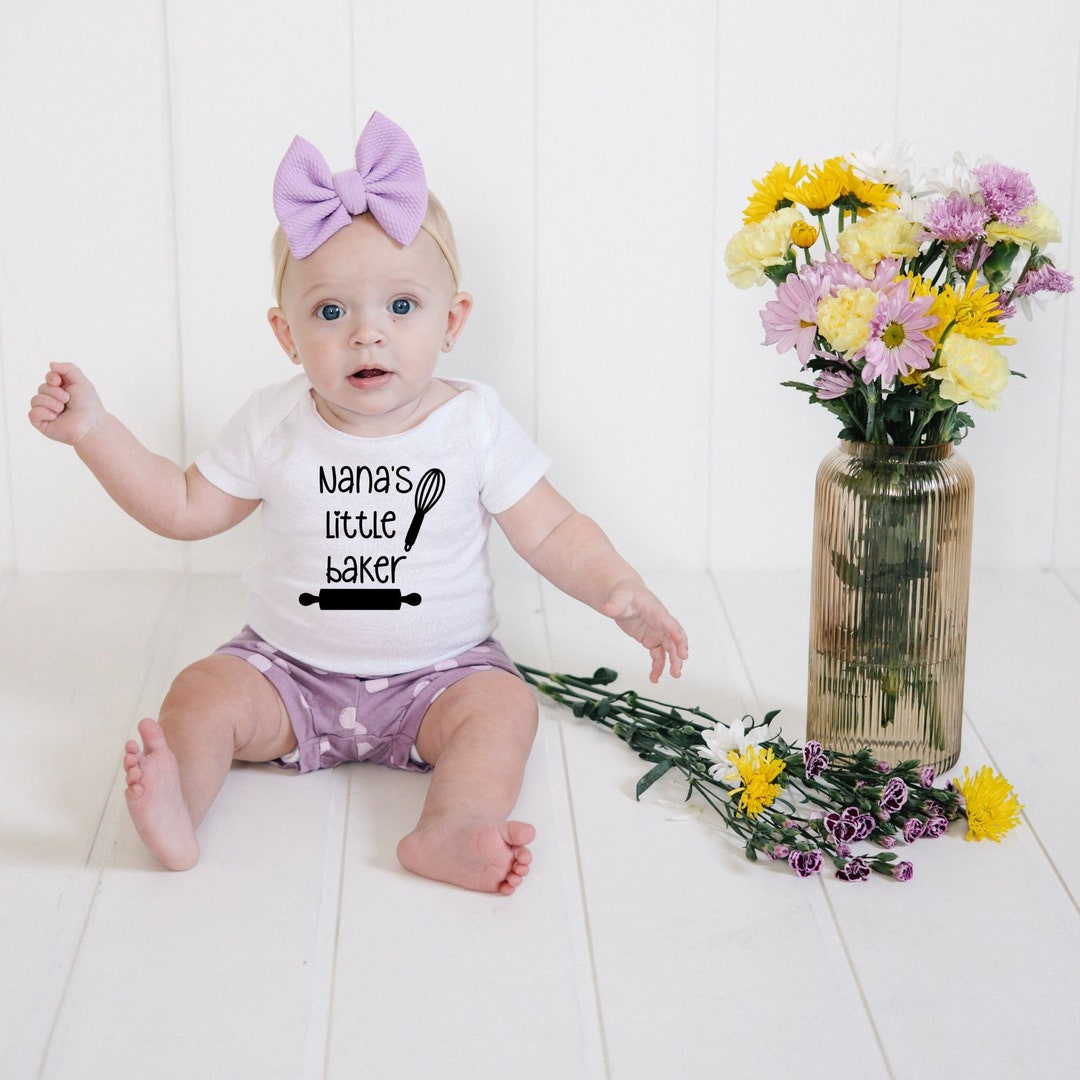 Nanas Little Baker ONESIES® Bodysuit Baby Baking Infant - Etsy