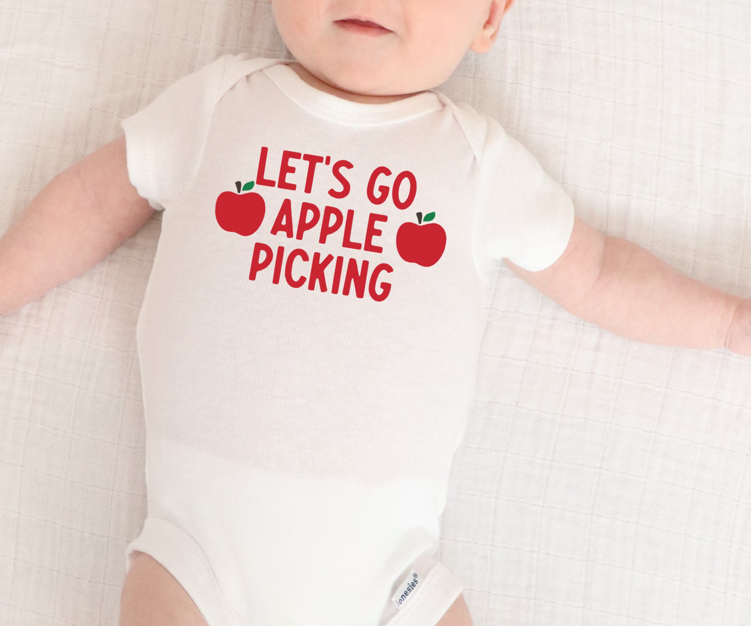 Apple Onesies® for Baby Apple Picking Shirt Infant Cute Fall Etsy