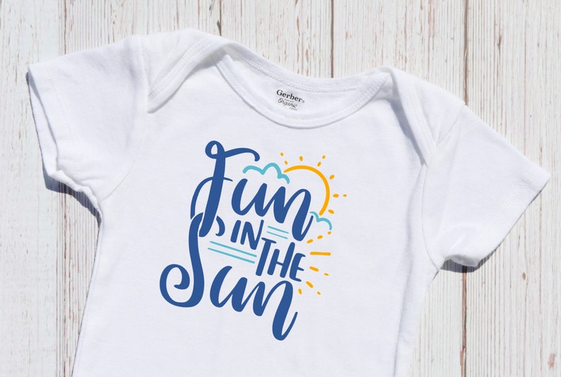 Fun in the Sun Shirt Beach Shirt for Toddler Summer Baby - Etsy