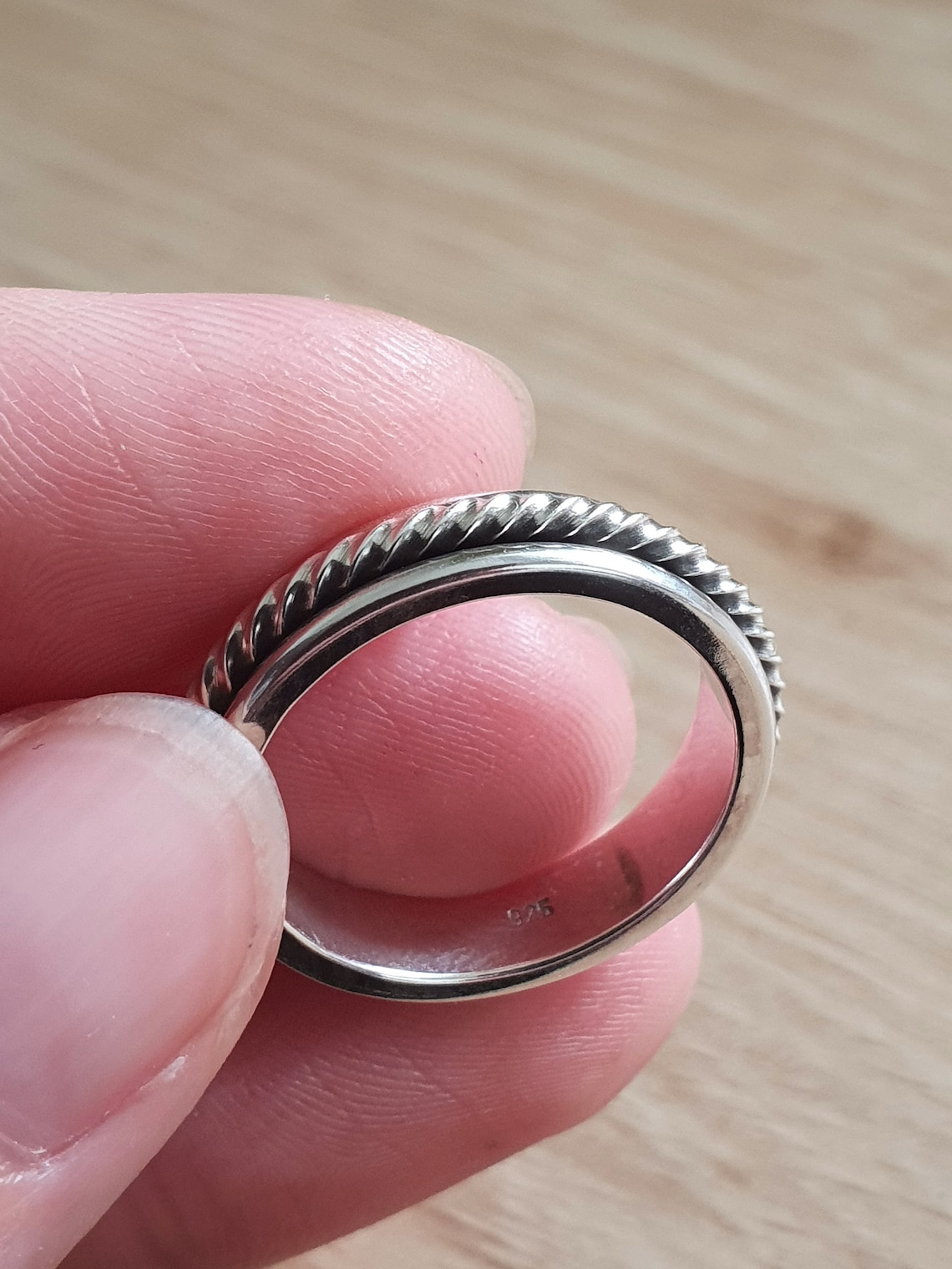Handmade Twisted Wire STG Ring Sharp Twist Etsy