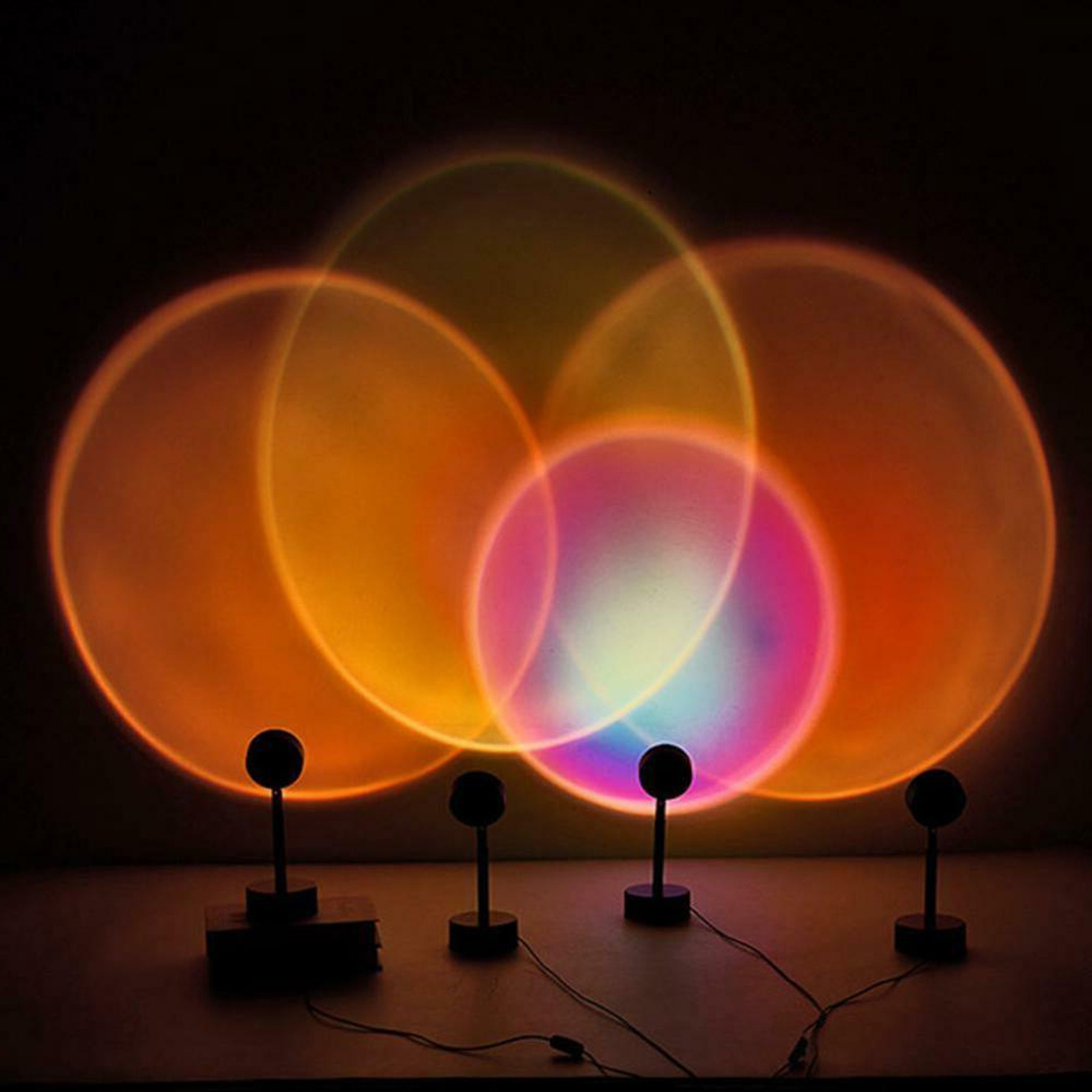 Top Sonnenuntergang Lampe 180 Grad Gedrehte Sonnenuntergang Etsy