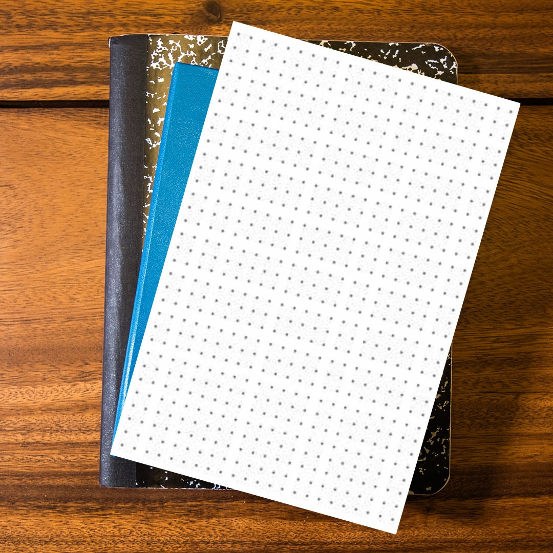 Printable Dot Grid Paper 8.5 X 11 - Etsy