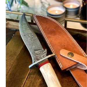Set of 5 Handmade Damascus Chef Knife with Camel Bone Handle CF-06 –  eSaleKnives