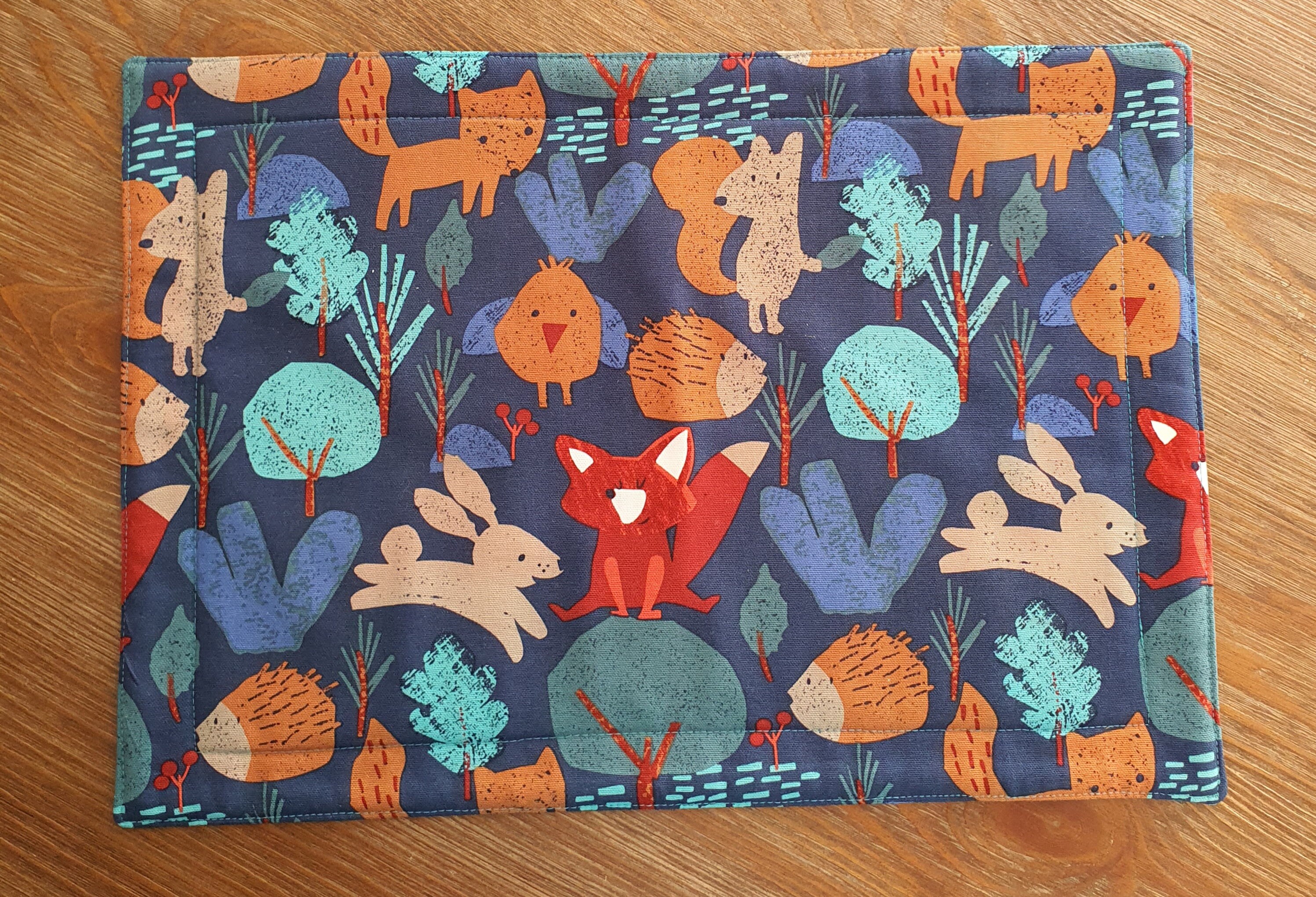 Forest Animal Placemats Bright Bold Colors Australian Made Etsy Australia