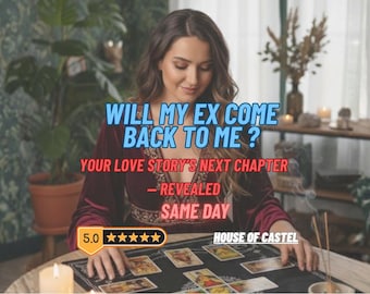 Reconciliation Psychic Reading, Will My Ex Come Back to Me, Will My Ex Return Tarot Reading, Same Hour Tarot Love Reading