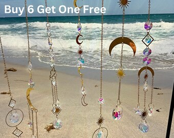 Colorful Hanging Sun Catcher Crystals to Add a Touch of Magic to Any Space