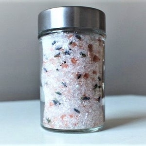 Lemon Fresh or Relaxing Lavender Epsom and Sea Salt Bath Soak / Bath Salts