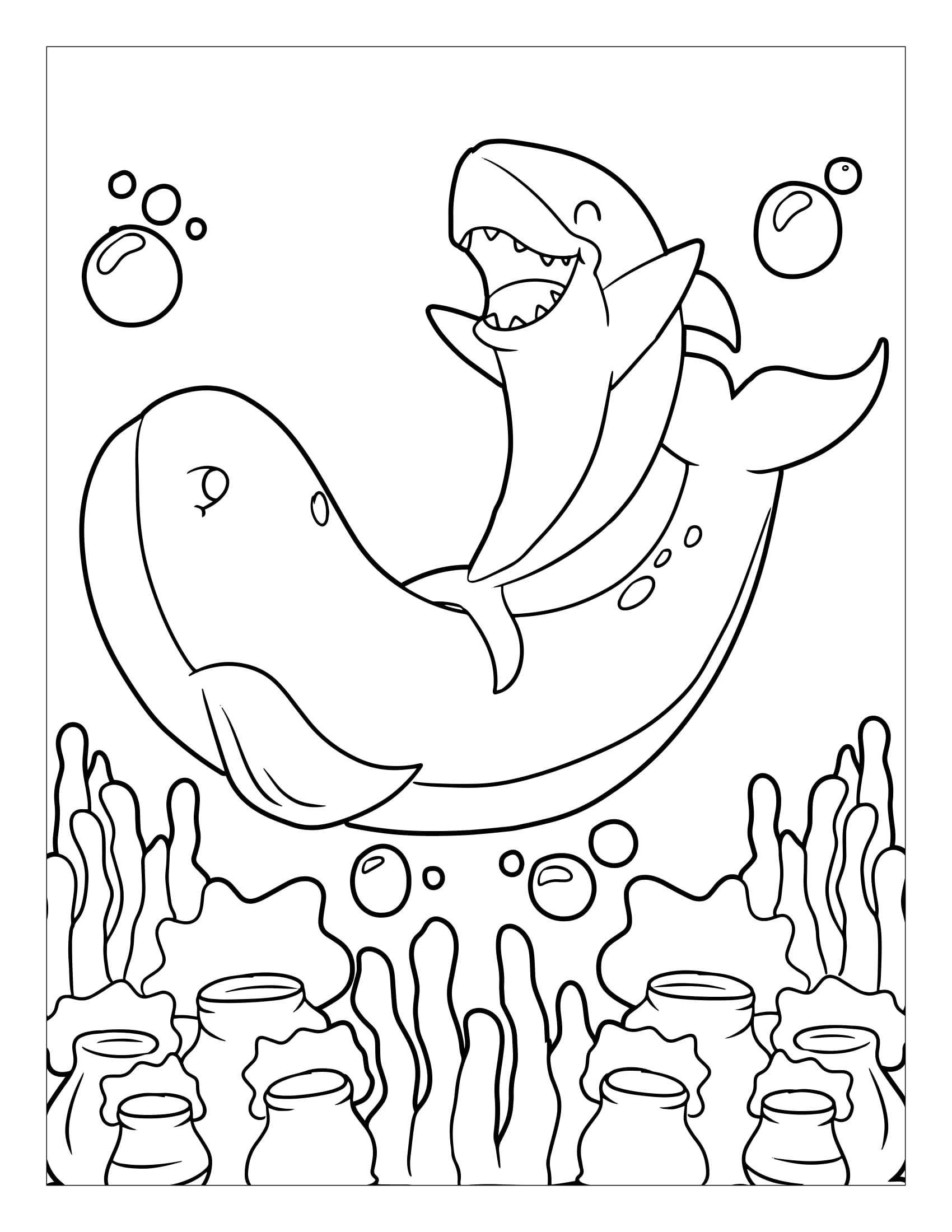 Mermaid coloring pages for kids | Etsy