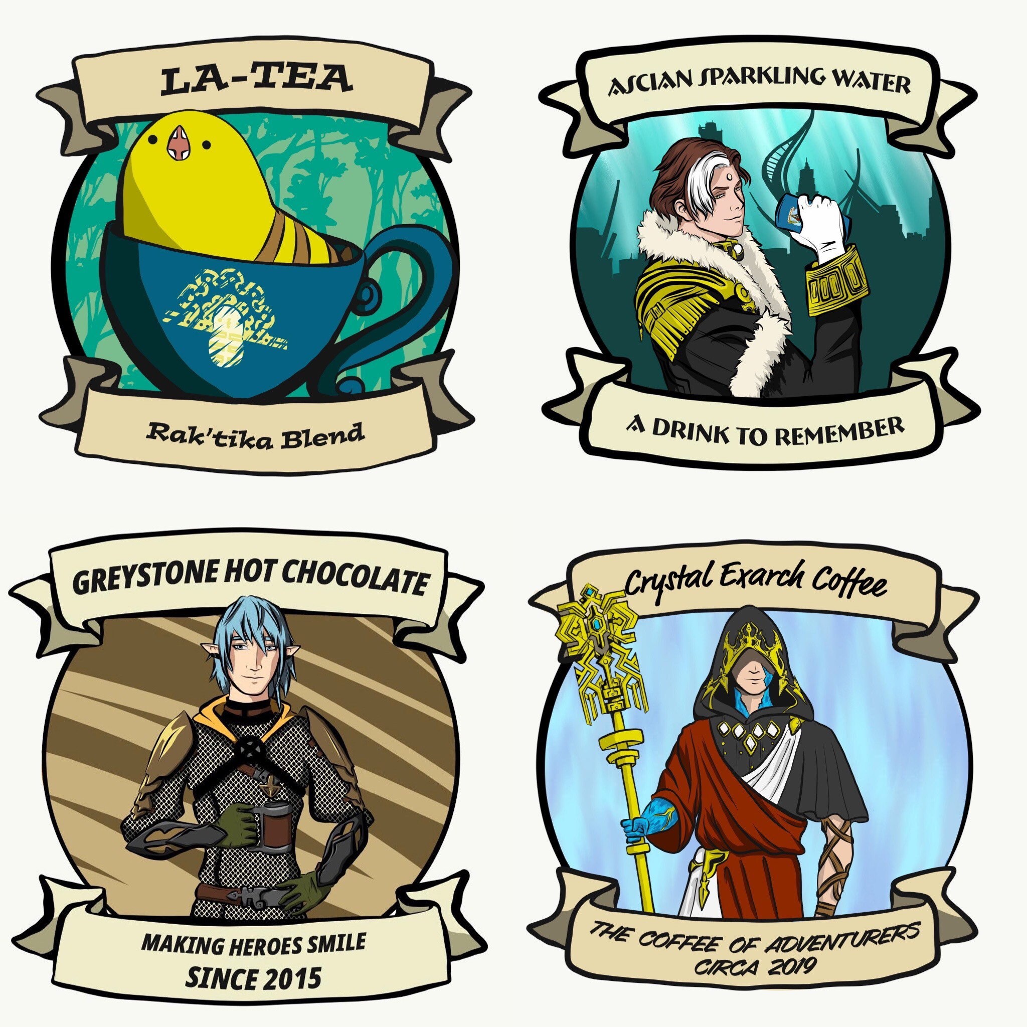 Final Fantasy XIV Vinyl Stickers Etsy