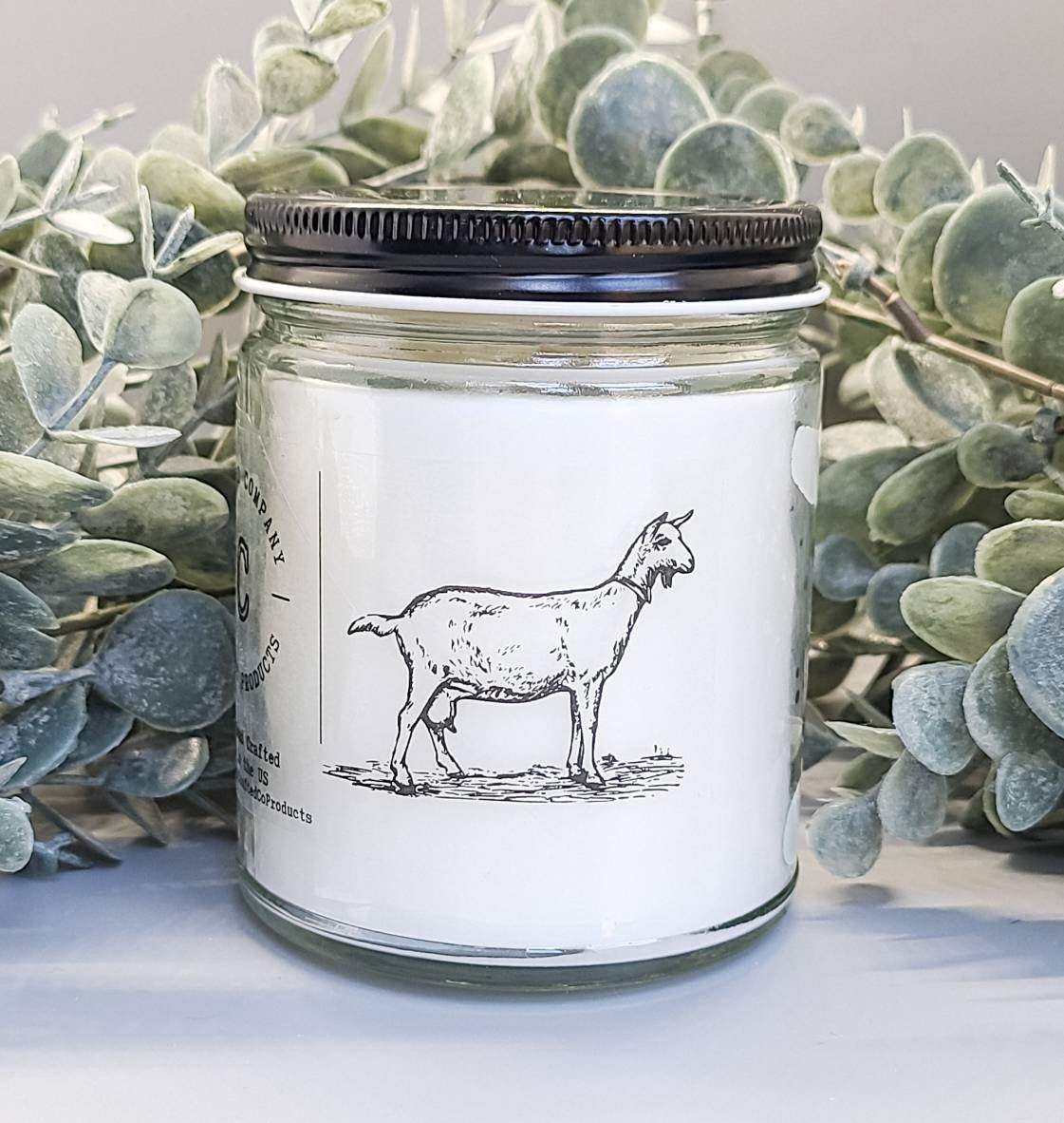 Farmhouse Candles Goat Candle Goat Decor Goat Etsy