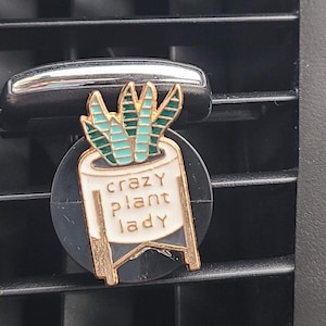 Plant Charm Air Freshener for car, Crazy Plant Lady vent clip, Air freshener, car charm, freshie vent clip, Car Accessory, Car Oil Diffuser